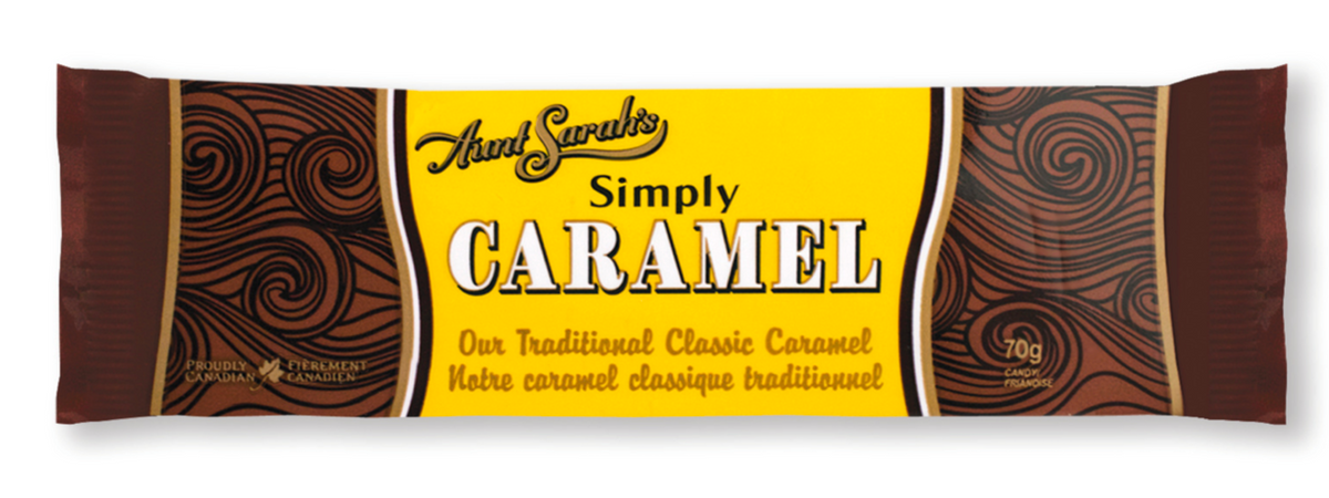 Simply Caramel, Case of 30 Bars – Aunt Sarah's