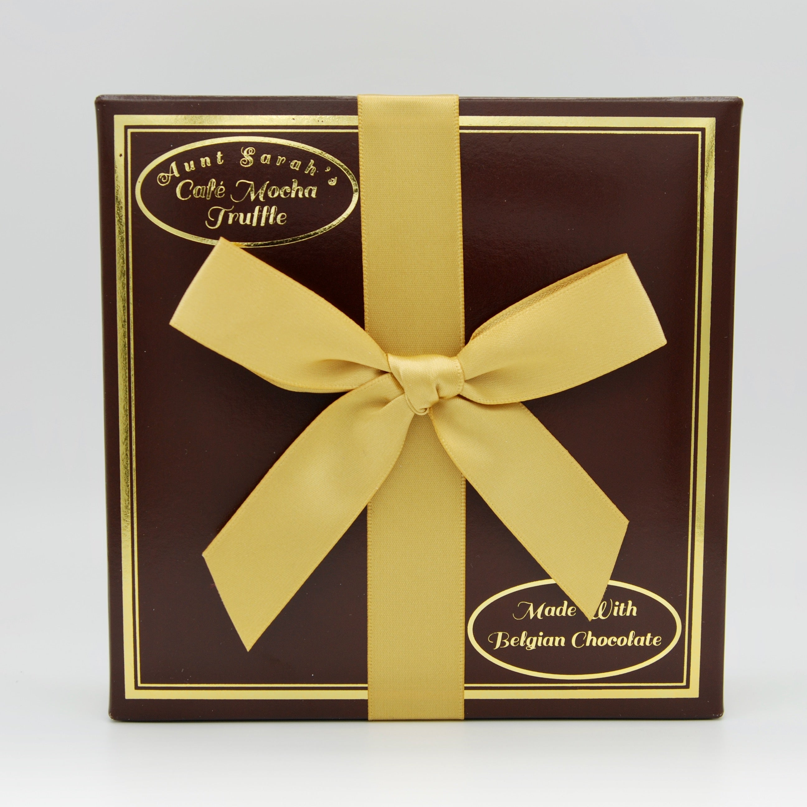PURCHASE 2 CASES OF CHOCOLATE BARS and receive 1 FREE Milk Belgian Chocolate Café Mocha Truffles