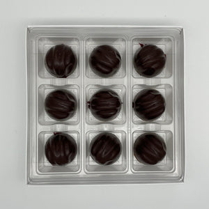 Dark Belgian Chocolate Raspberry Truffles